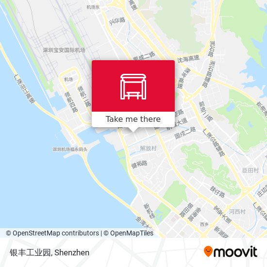 银丰工业园 map