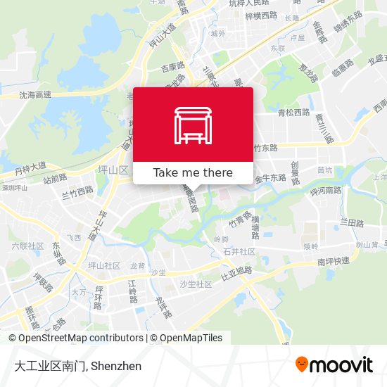 大工业区南门 map