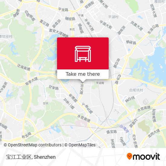 宝江工业区 map