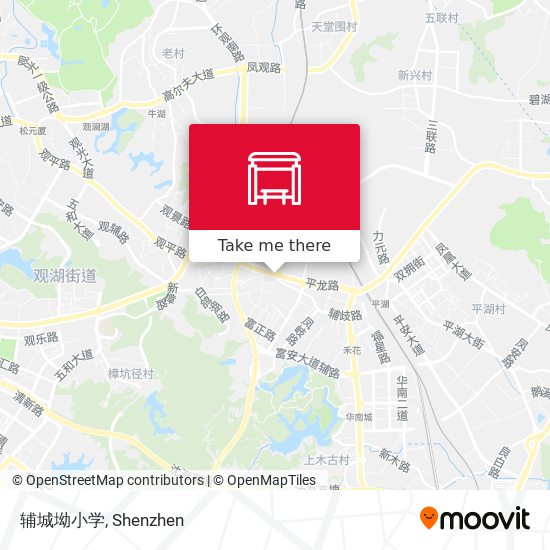 辅城坳小学 map