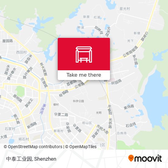 中泰工业园 map