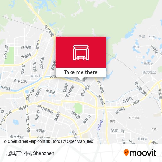冠城产业园 map