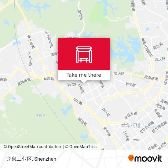 龙泉工业区 map