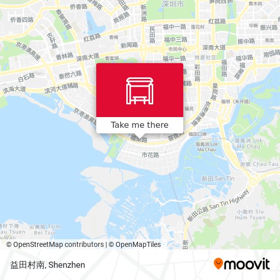 益田村南 map