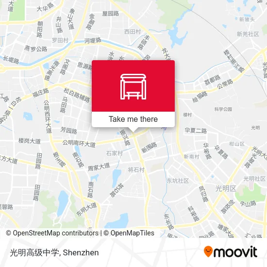 光明高级中学 map