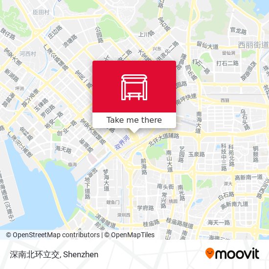 深南北环立交 map