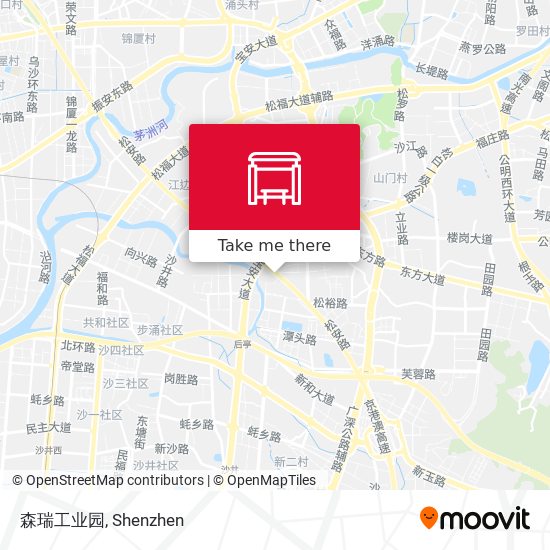 森瑞工业园 map