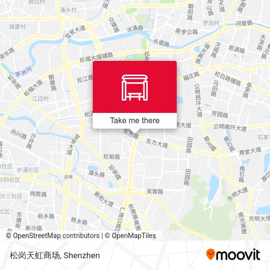 松岗天虹商场 map