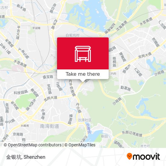 金银坑 map