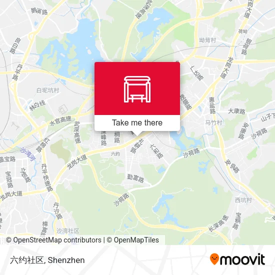 六约社区 map