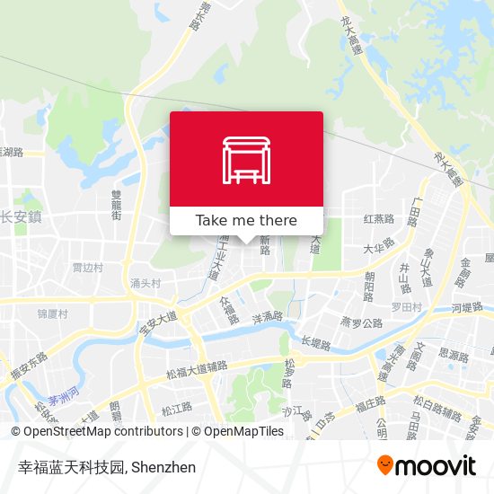 幸福蓝天科技园 map