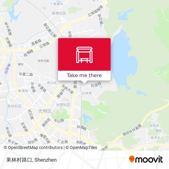 果林村路口 map