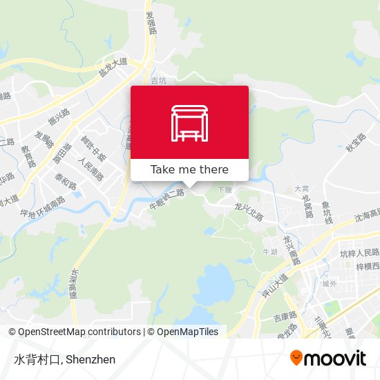 水背村口 map