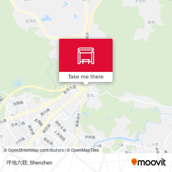 坪地六联 map