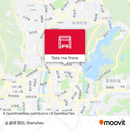 金威啤酒街 map