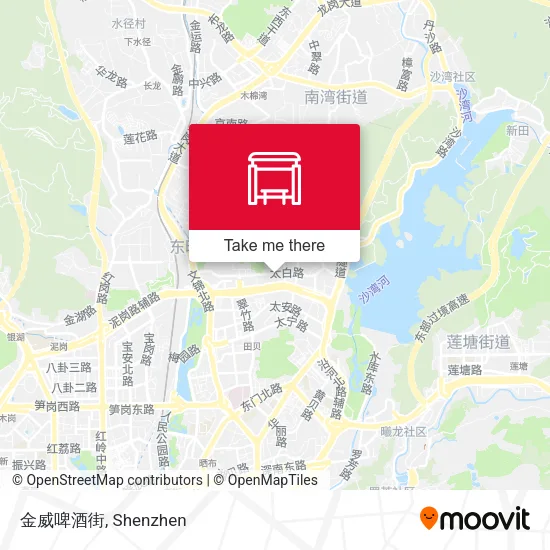 金威啤酒街 map