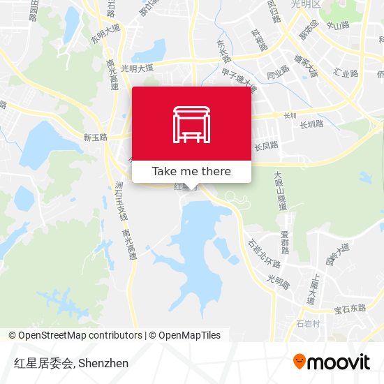 红星居委会 map