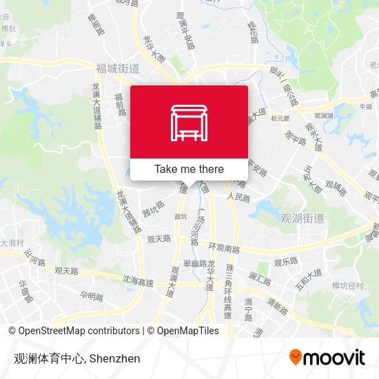 观澜体育中心 map