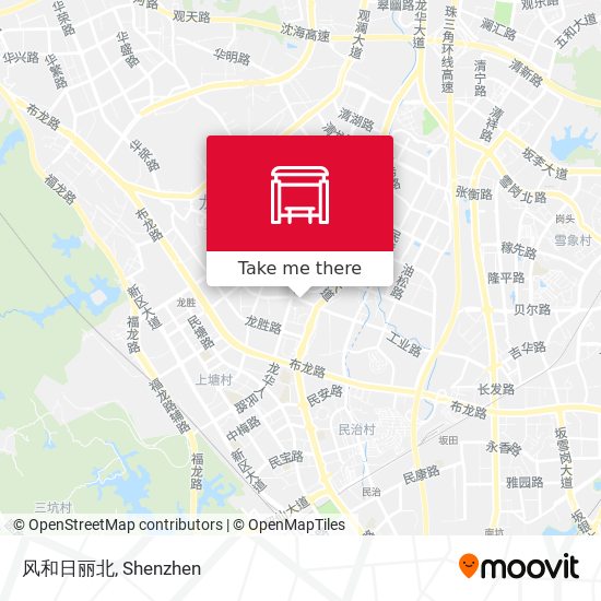 风和日丽北 map