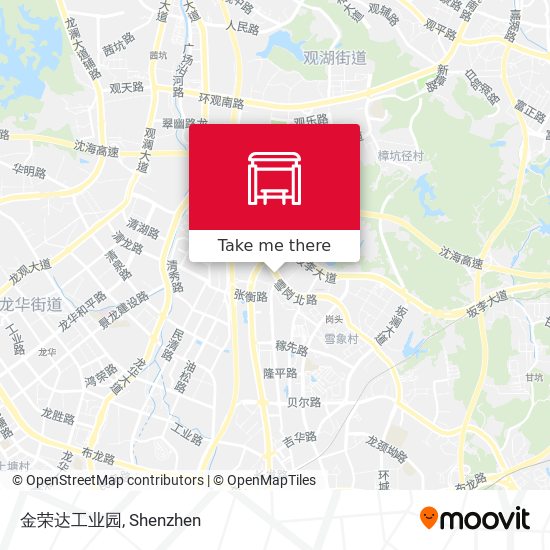 金荣达工业园 map