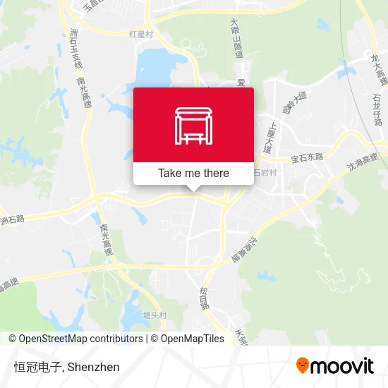恒冠电子 map