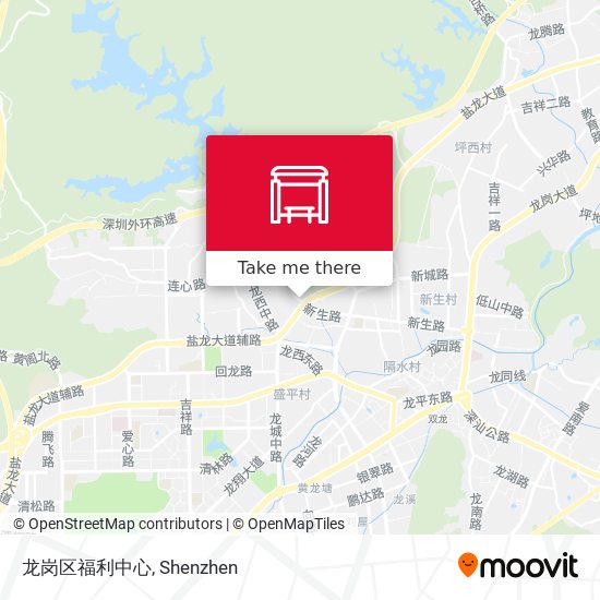 龙岗区福利中心 map