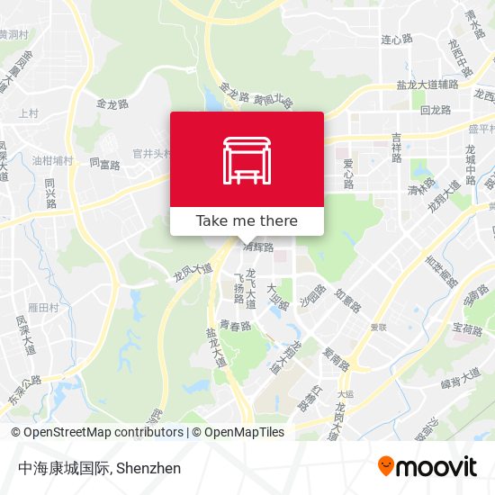中海康城国际 map