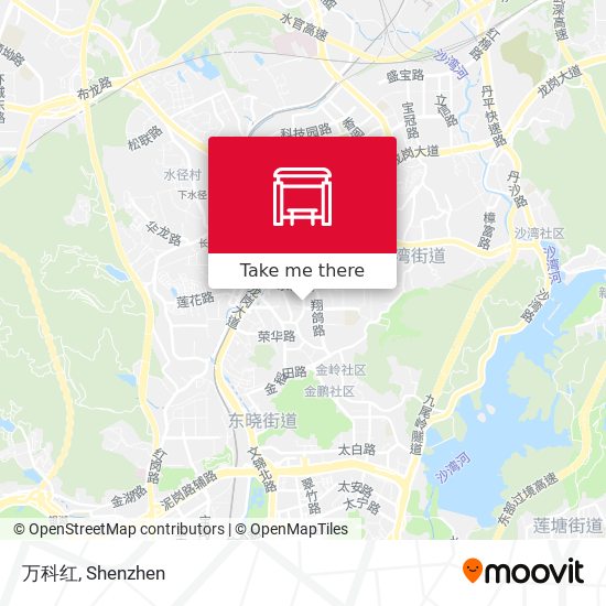 万科红 map