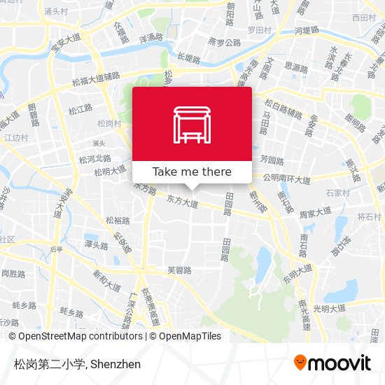 松岗第二小学 map