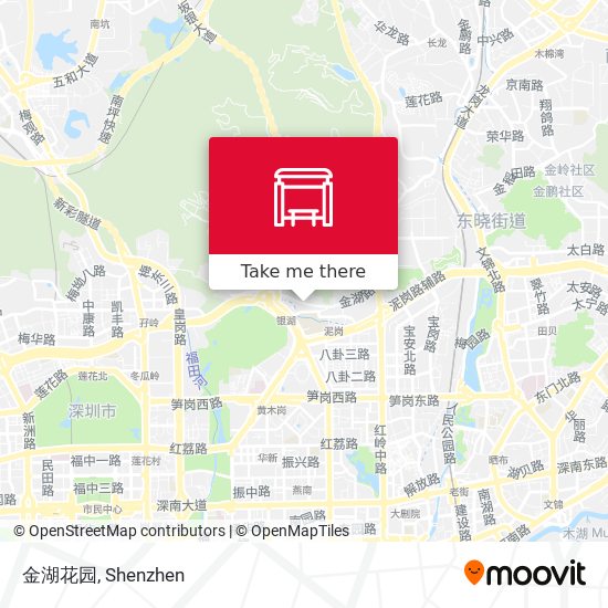 金湖花园 map
