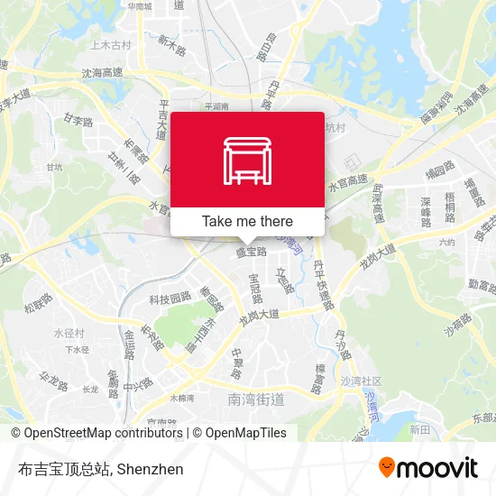 布吉宝顶总站 map