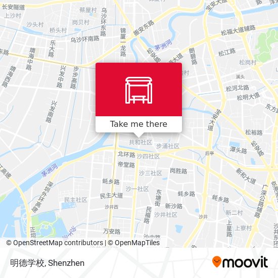 明德学校 map