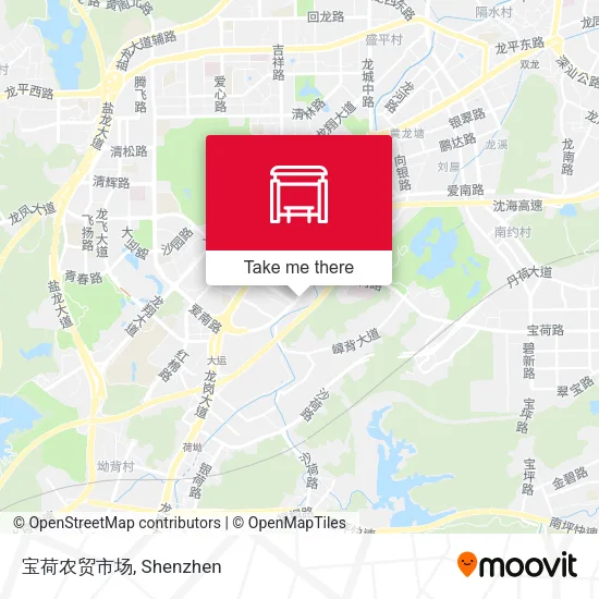 宝荷农贸市场 map