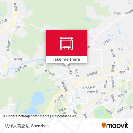 坑梓大窝总站 map