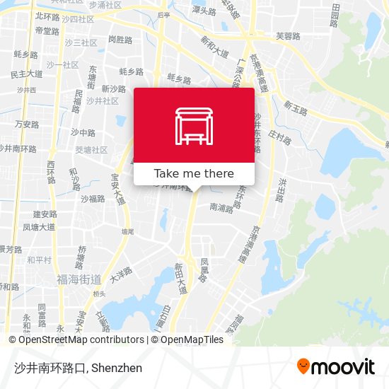 沙井南环路口 map