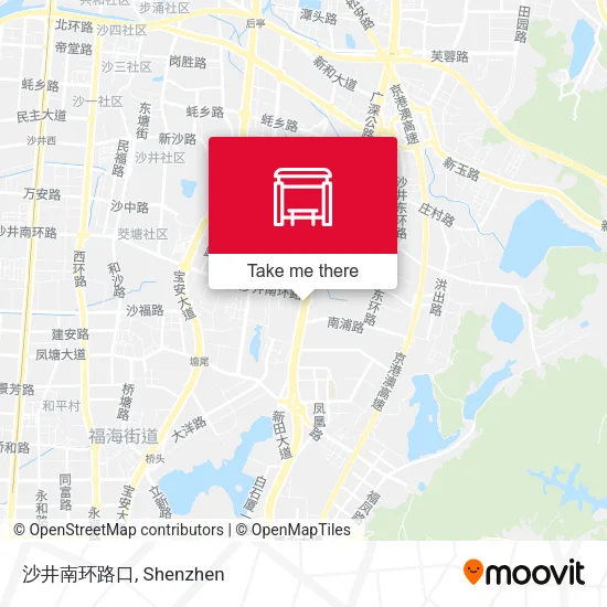 沙井南环路口 map