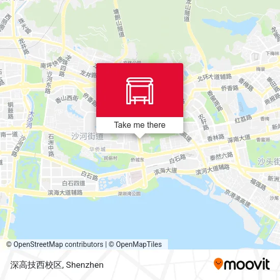 深高技西校区 map