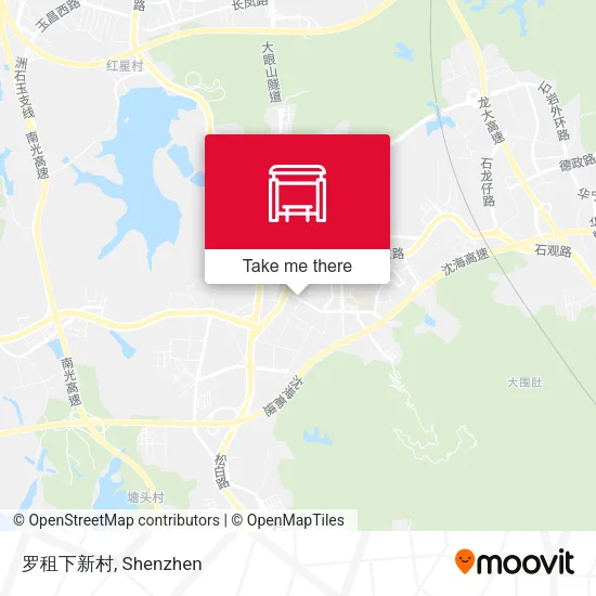 罗租下新村 map