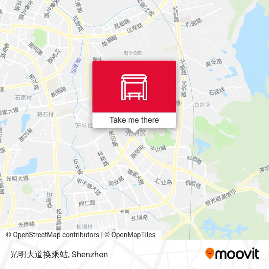 光明大道换乘站 map