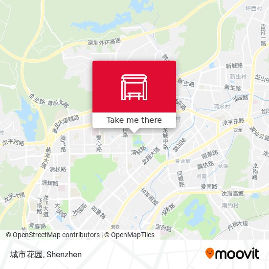 城市花园 map