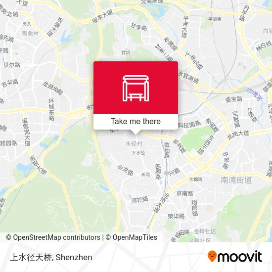 上水径天桥 map