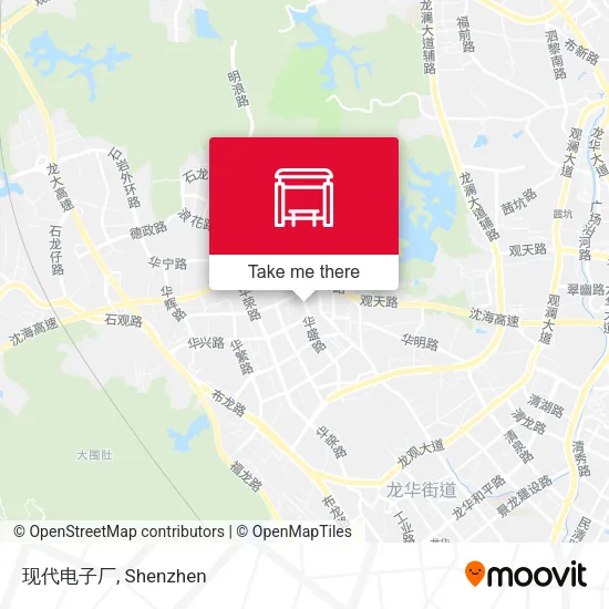 现代电子厂 map