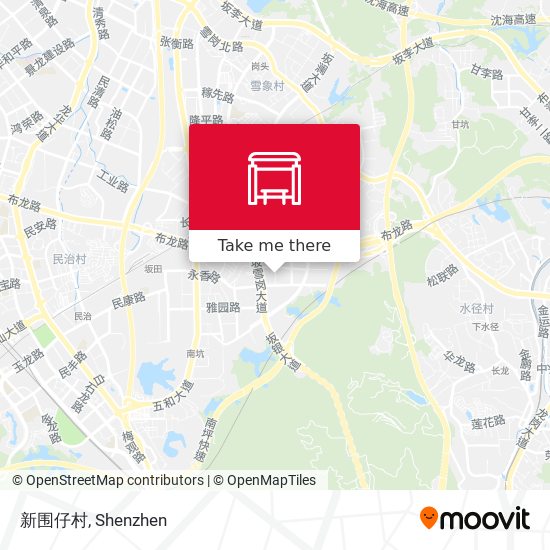 新围仔村 map