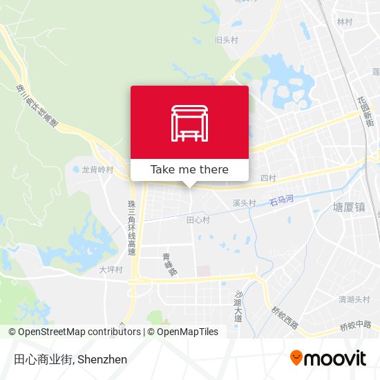 田心商业街 map