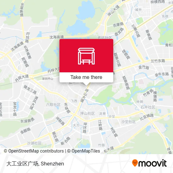 大工业区广场 map