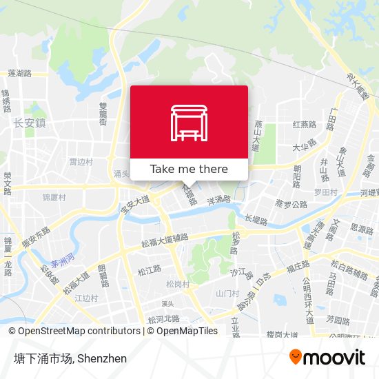 塘下涌市场 map