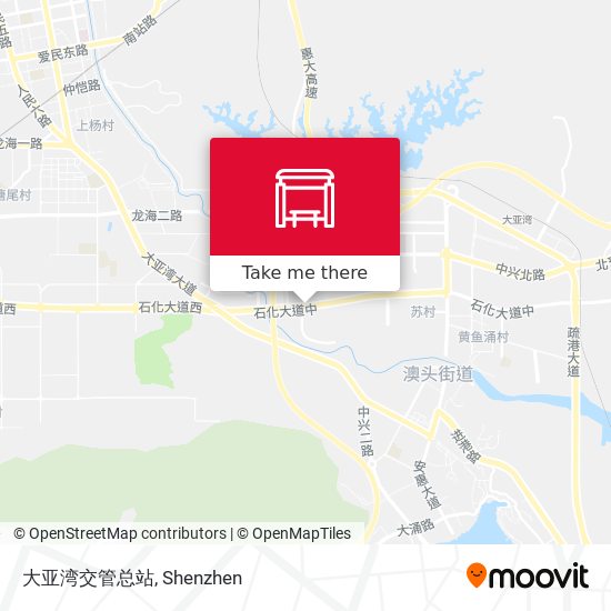 大亚湾交管总站 map