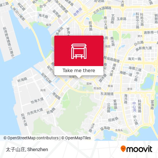 太子山庄 map