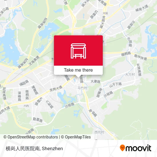 横岗人民医院南 map