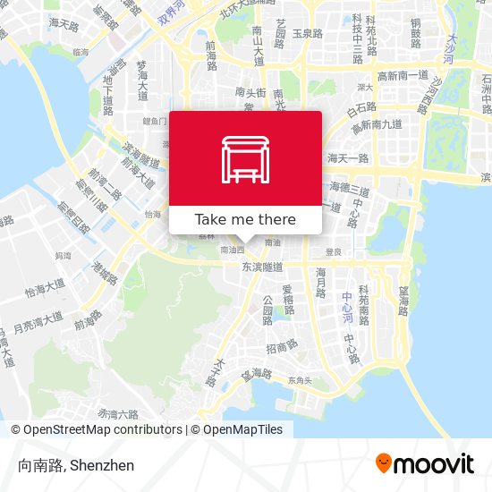 向南路 map